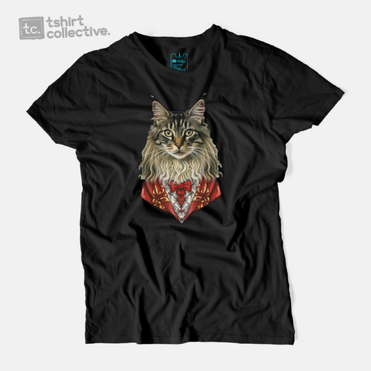 Fashion-Forward Maine Coon Cat Graphic Tee