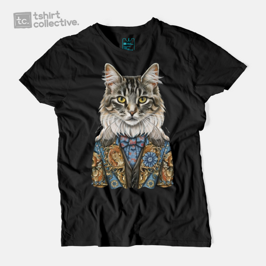 Fashion-Forward Maine Coon Cat Graphic Tee