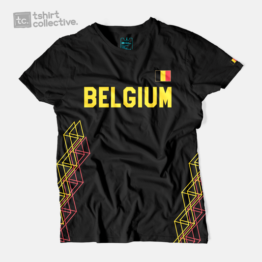 BELGIUM  Premium  EURO 2024 Tee | Free Shipping & Return